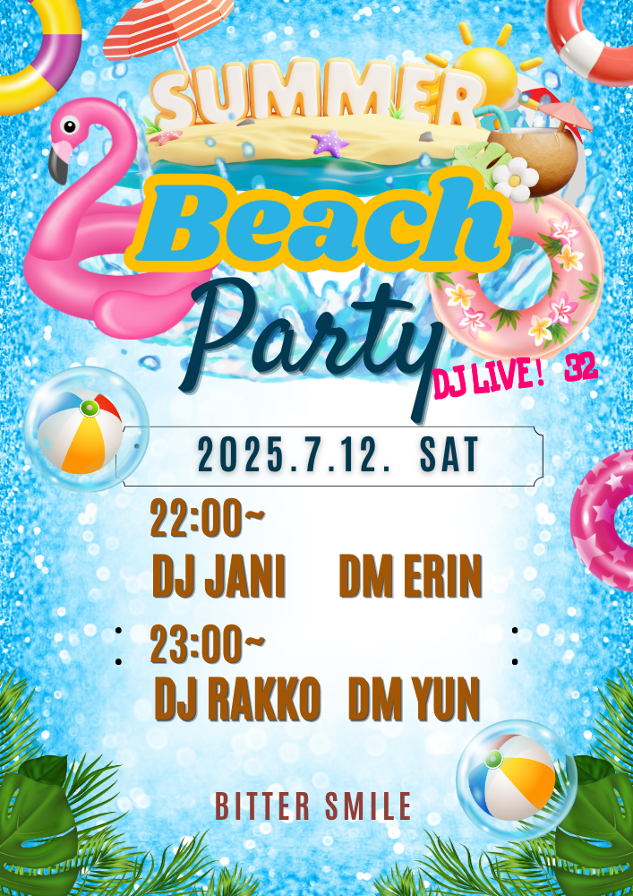 Bitter Smile Beach Party DJ Live!32