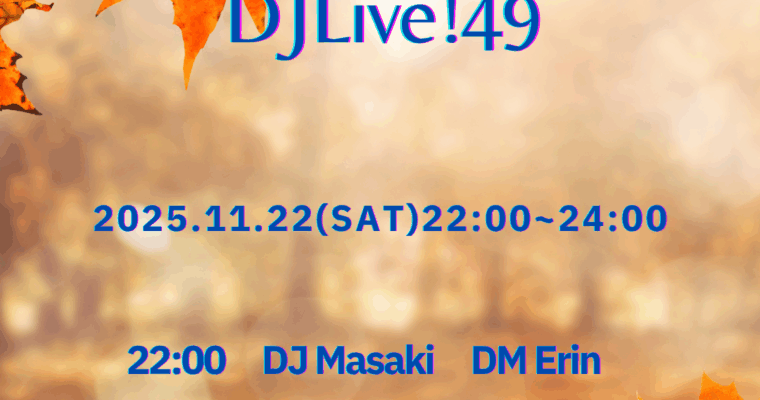 2025.11.22 Bitter Smile DJ Live! 49  You Tube  Hideyoshi