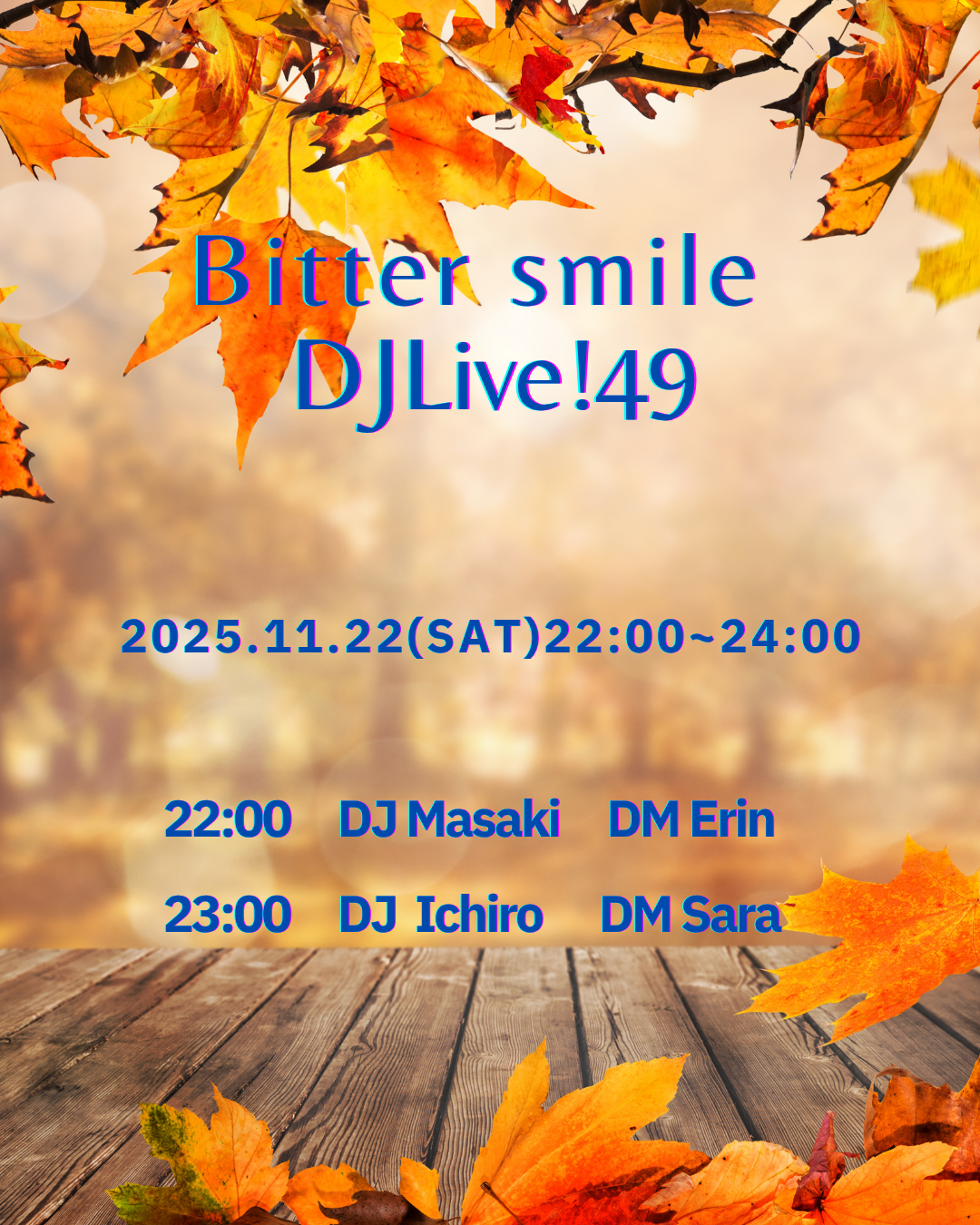 2025.11.22 Bitter Smile DJ Live! 49  You Tube  Hideyoshi